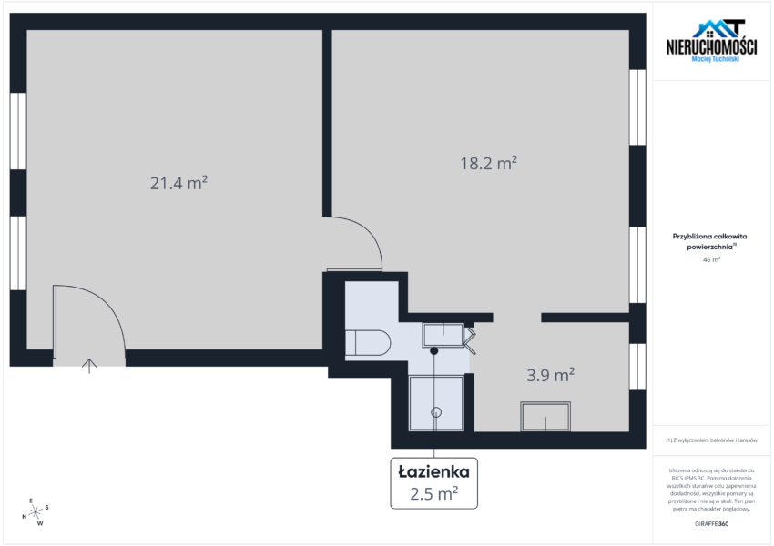 2 pokoje | 1 piętro | kamienica | do remontu | Wąbrzeźno
